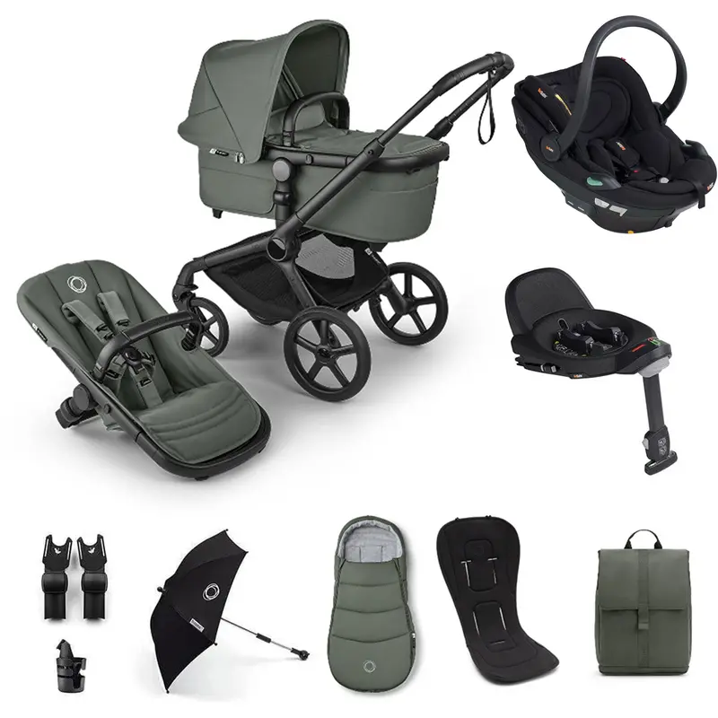 Bugaboo Fox 5 Renew Ultimate Besafe Bundle In Forest Green 1
