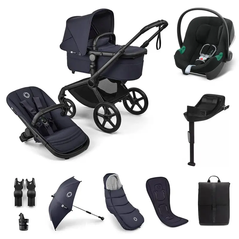 Bugaboo Fox 5 Renew Ultimate Cybex Bundle In Deep Indigo 1