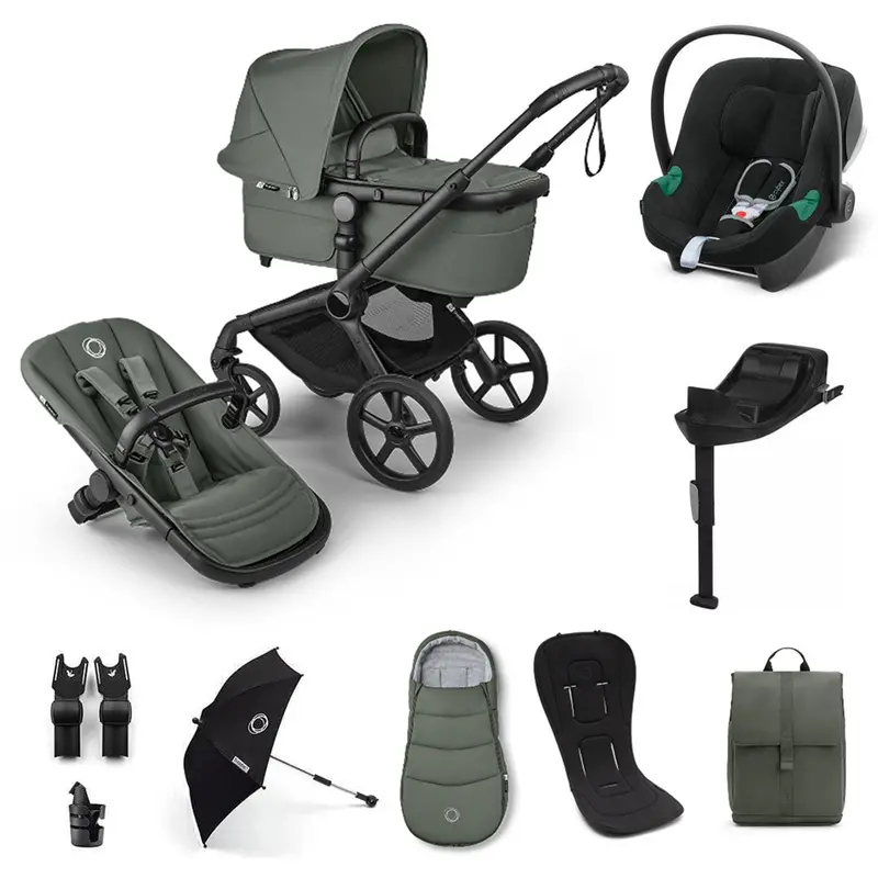 Bugaboo Fox 5 Renew Ultimate Cybex Bundle In Forest Green 1