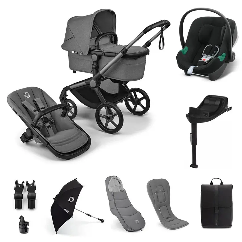 Bugaboo Fox 5 Renew Ultimate Cybex Bundle In Moon Grey 1