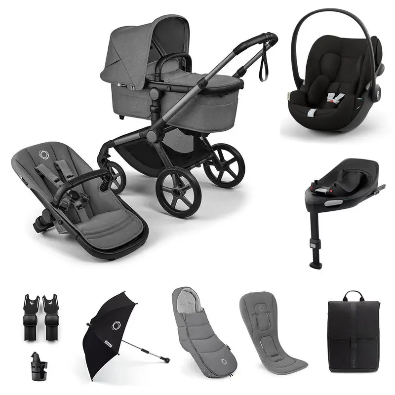 Bugaboo Fox 5 Renew Ultimate Cybex Bundle In Moon Grey 2