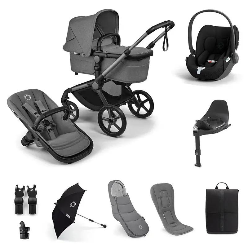 Bugaboo Fox 5 Renew Ultimate Cybex Bundle In Moon Grey 3