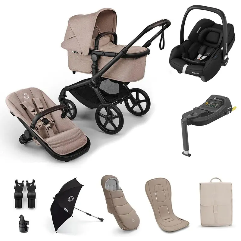 Bugaboo Fox 5 Renew Ultimate Maxi-Cosi Bundle In Desert Taupe 1