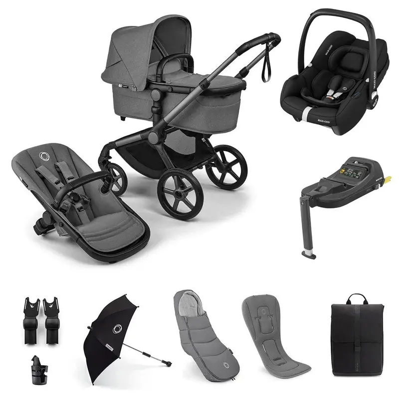 Bugaboo Fox 5 Renew Ultimate Maxi-Cosi Bundle In Moon Grey 1
