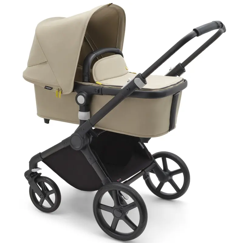Bugaboo Fox Cub Cybex Travel System In Black/Desert Beige 2