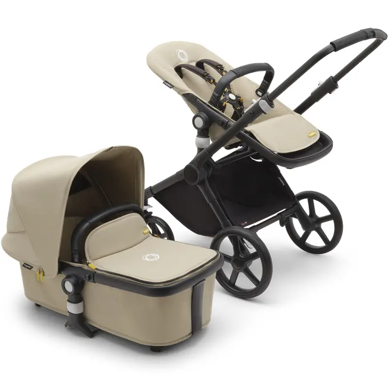 Bugaboo Fox Cub Maxi-Cosi Travel System In Black/Desert Beige 3