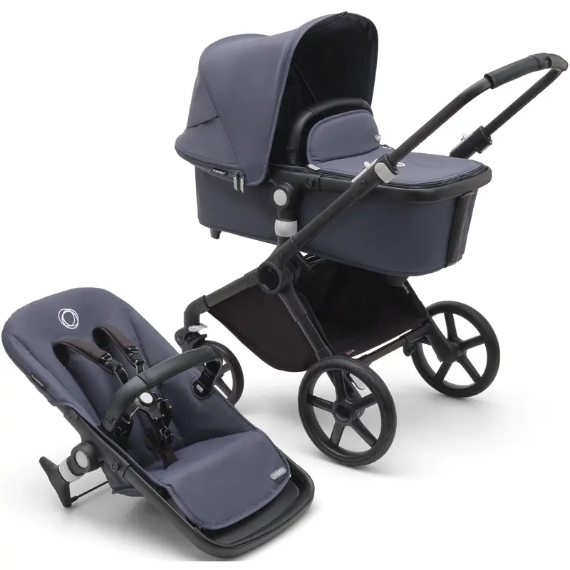 Bugaboo Fox Cub Maxi-Cosi Travel System In Black/Stormy Blue 2
