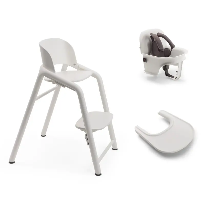 Bugaboo Giraffe Complete High Chair Bundle In White 1