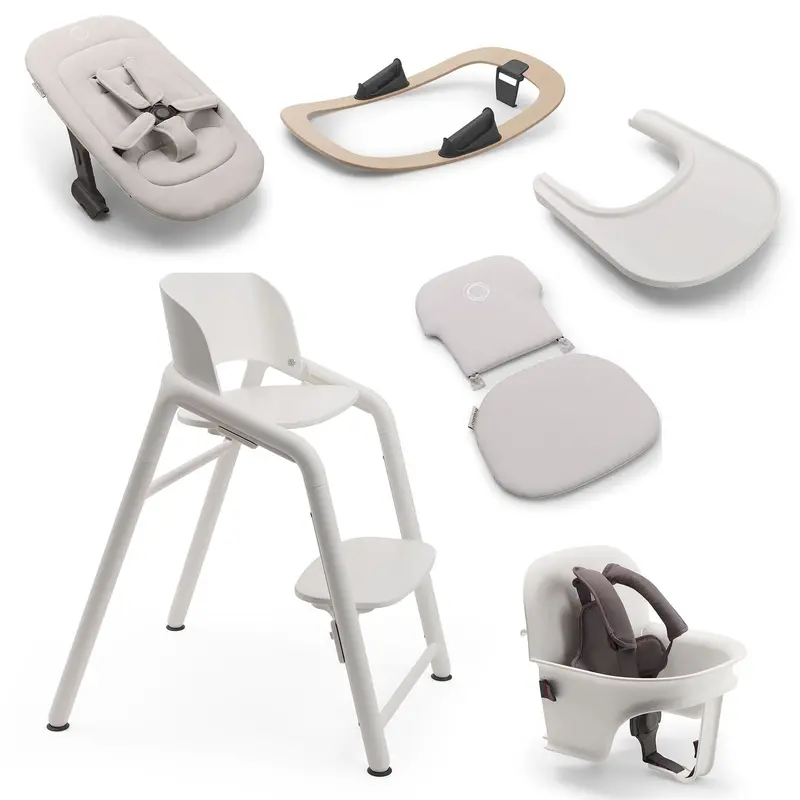 Bugaboo Giraffe Highchair Complete Newborn Bundle In White 1