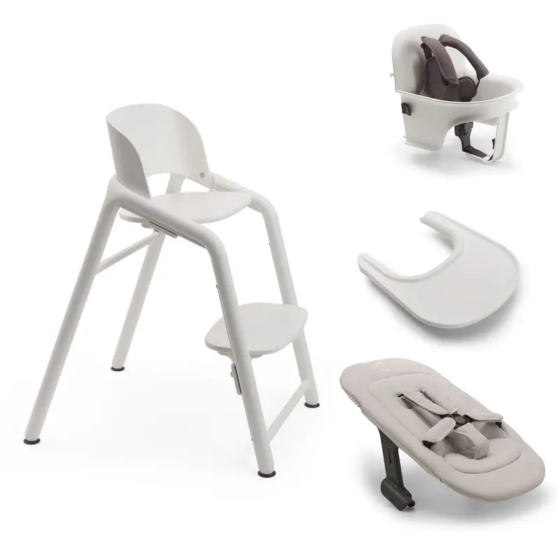 Bugaboo Giraffe Ultimate High Chair Bundle In White 1