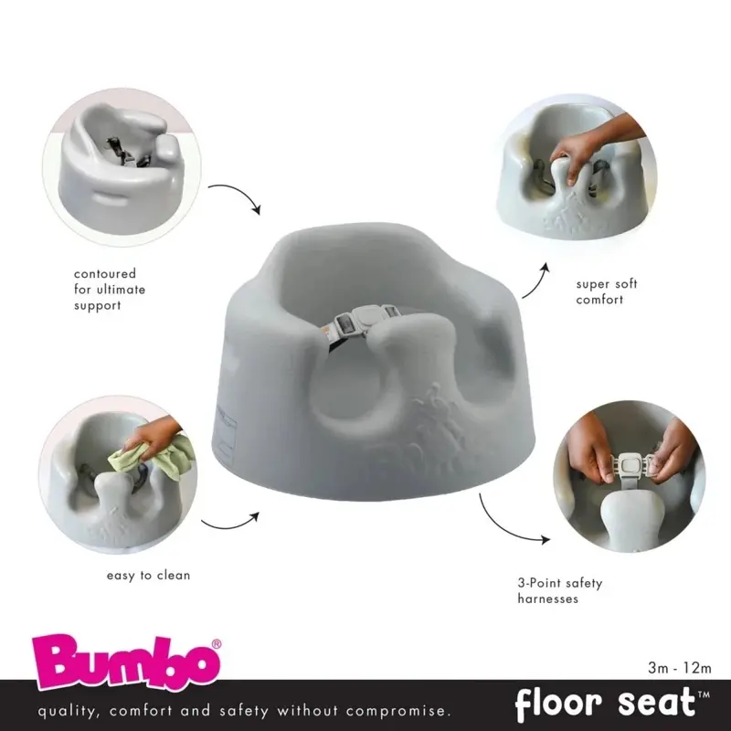 Bumbo Floor Seat 3-12 Months - Mimosa Yellow 2