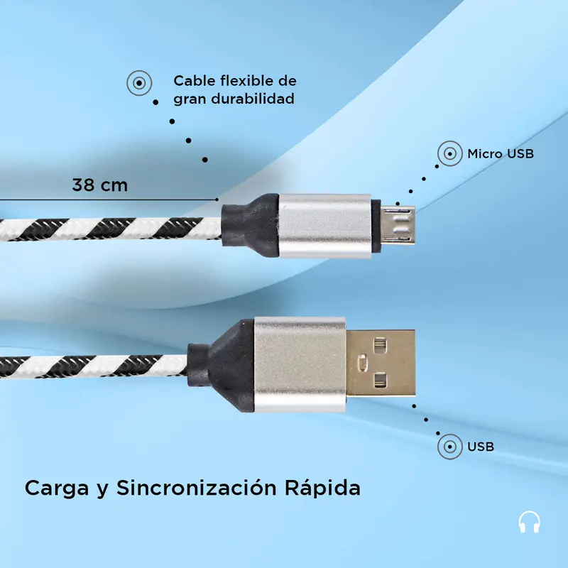 Cable Micro Usb Pro 1M 1