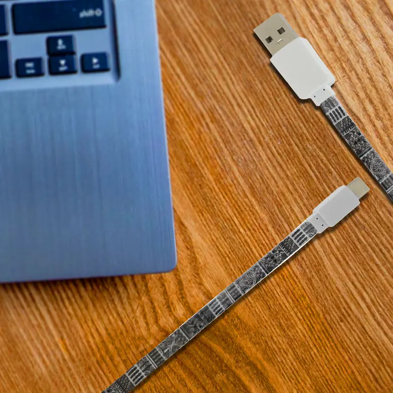Cable Usb Tipo C, Color Blanco 2