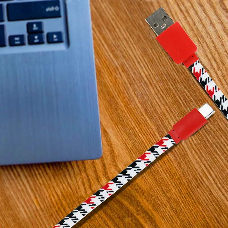Cable Usb Tipo C, Color Rojo 2