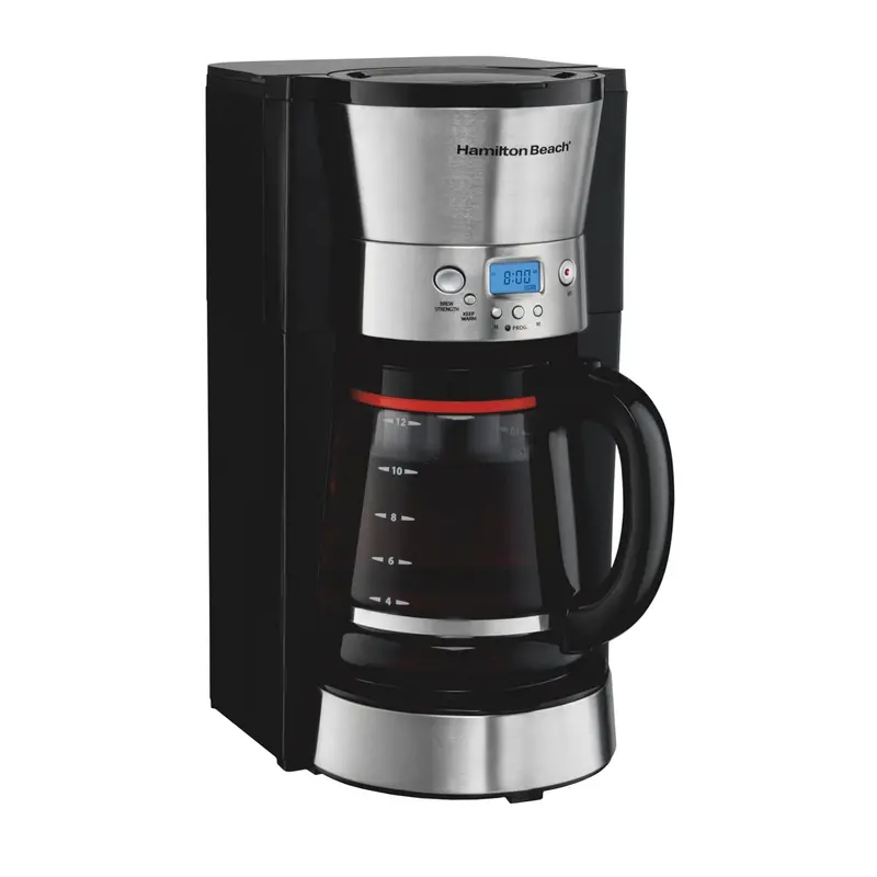 Cafetera Programable Hamilton Beach 12 Tazas Negra 46895 2
