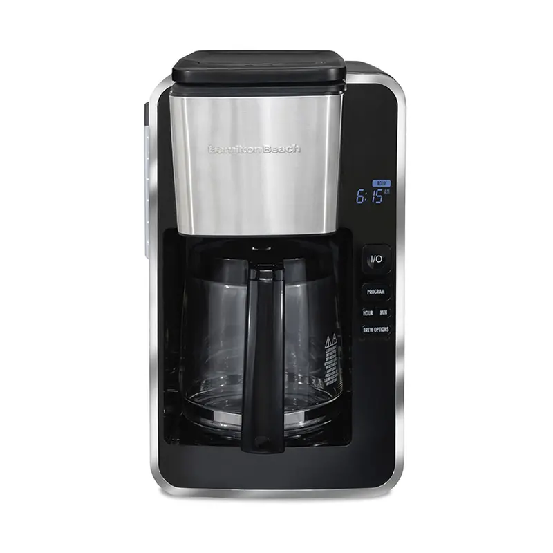 Cafetera Programable Hamilton Beach Frontfill 12 Tazas Negra 46321 1
