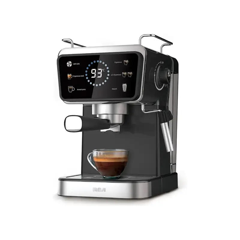 Cafetera Rca 2 En 1 Con Pantalla Inteligente Y Espumador Profesional 2