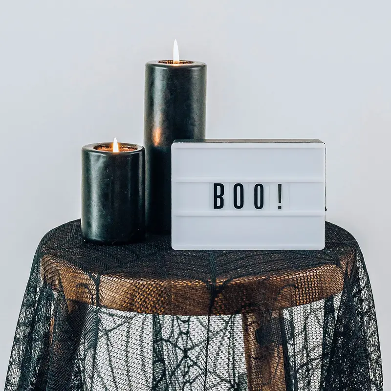 Caja Con Luz Decorativa Para Halloween 2