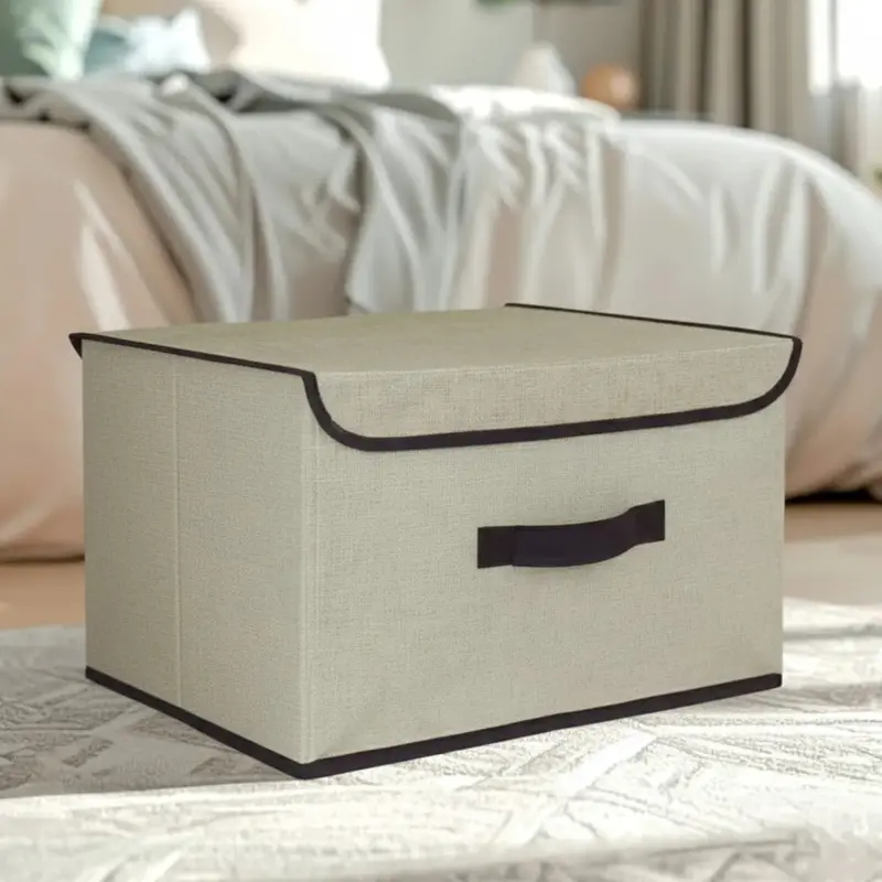 Caja Cuadrada Con Tapa Para Almacenamiento 1