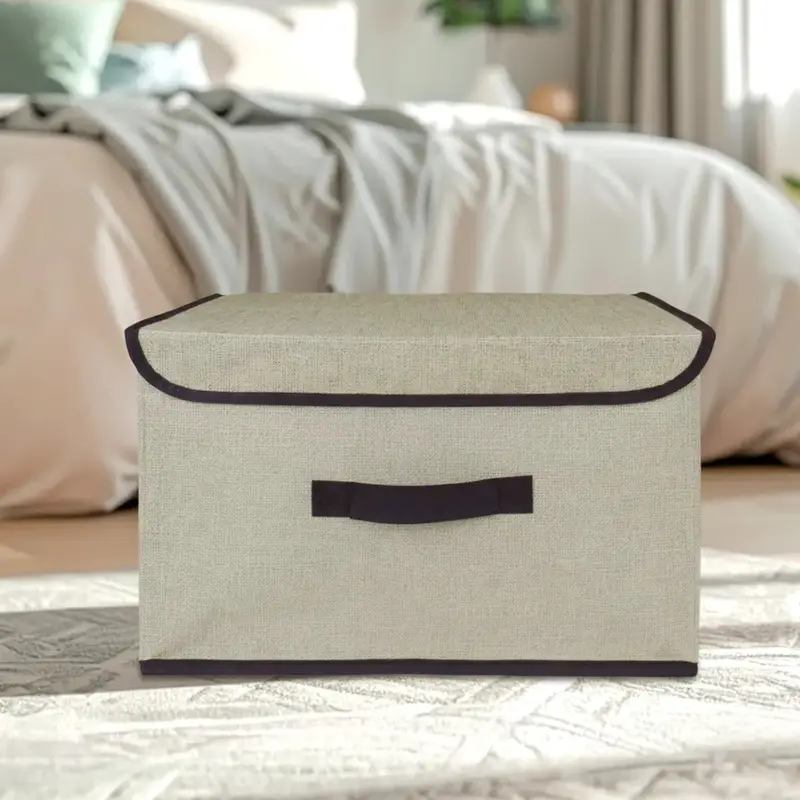 Caja Cuadrada Con Tapa Para Almacenamiento 2