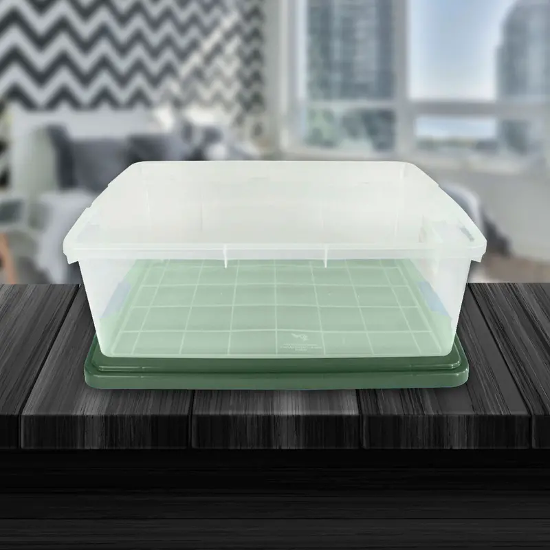 Caja De Almacenamiento Goliat, 32 L, 1 Pieza, Color Verde Militar 2