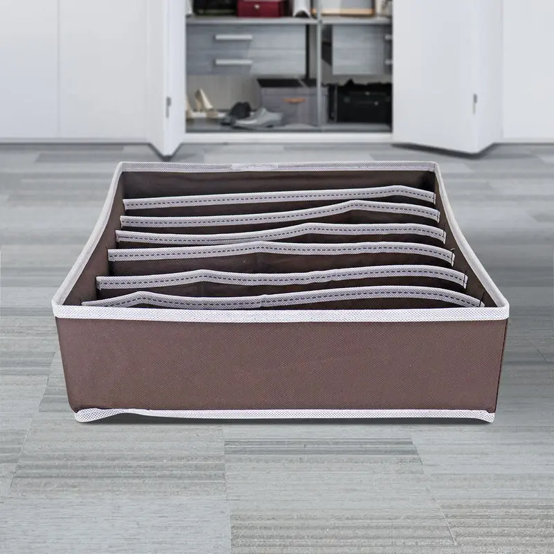 Caja De Almacenamiento, Non Woven, Color Chocolate 2