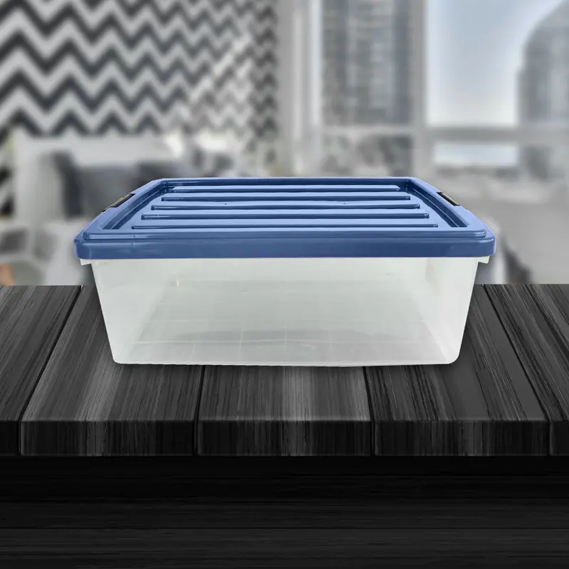 Caja De Plástico Goliat 32L Color Azul 2