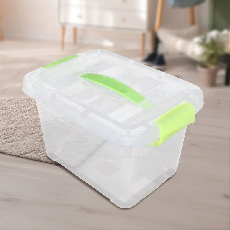 Caja De Plástico Venecia Color Amarillo 6L 1