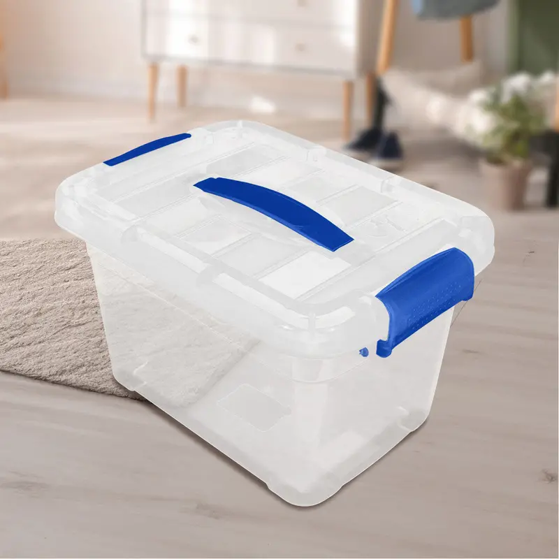 Caja De Plástico Venecia Color Azul Rey 6L 1