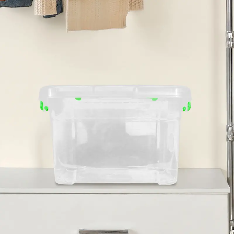 Caja De Plástico Venecia Color Verde 6L 2