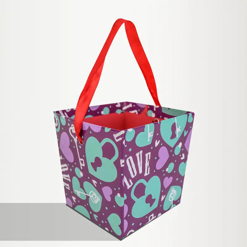 Caja De Regalo Color Morado 2