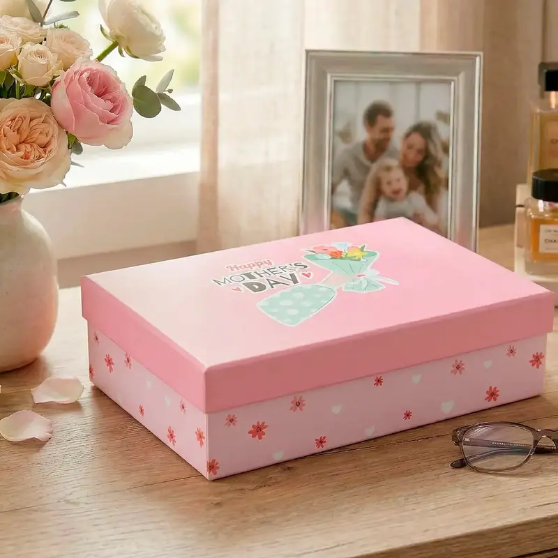 Caja De Regalo "Mother's Day", Color Rosa 1