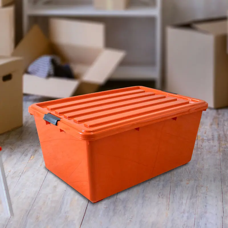 Caja Multiusos Color Naranja 68 Lt. 1
