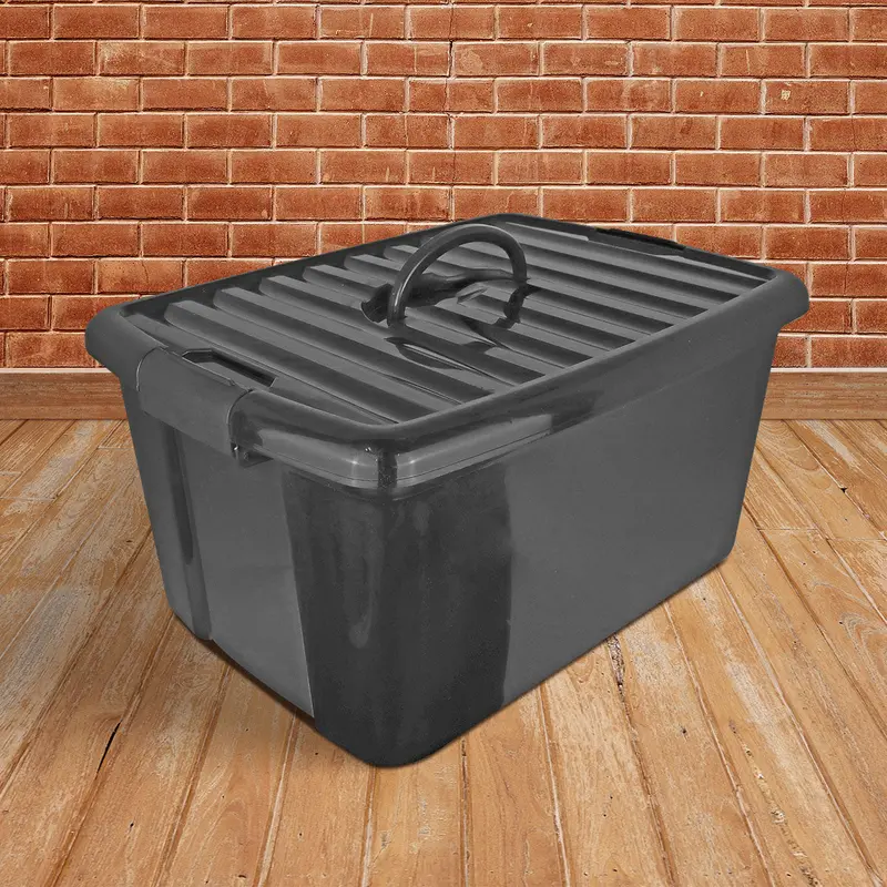 Caja Multiusos Color Negro 30L. 1