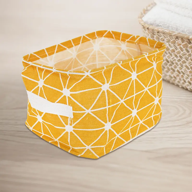 Caja Non Woven Color Amarillo Para Almacenamiento 1