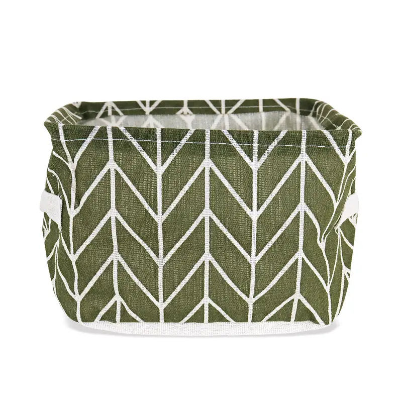 Caja Non Woven Color Verde Olivo Para Almacenamiento 2