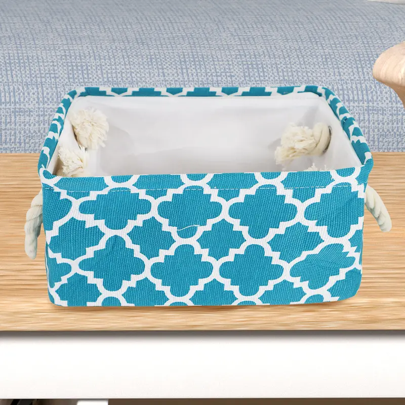 Caja Para Almacenamiento Color Aqua, Inkanto 1