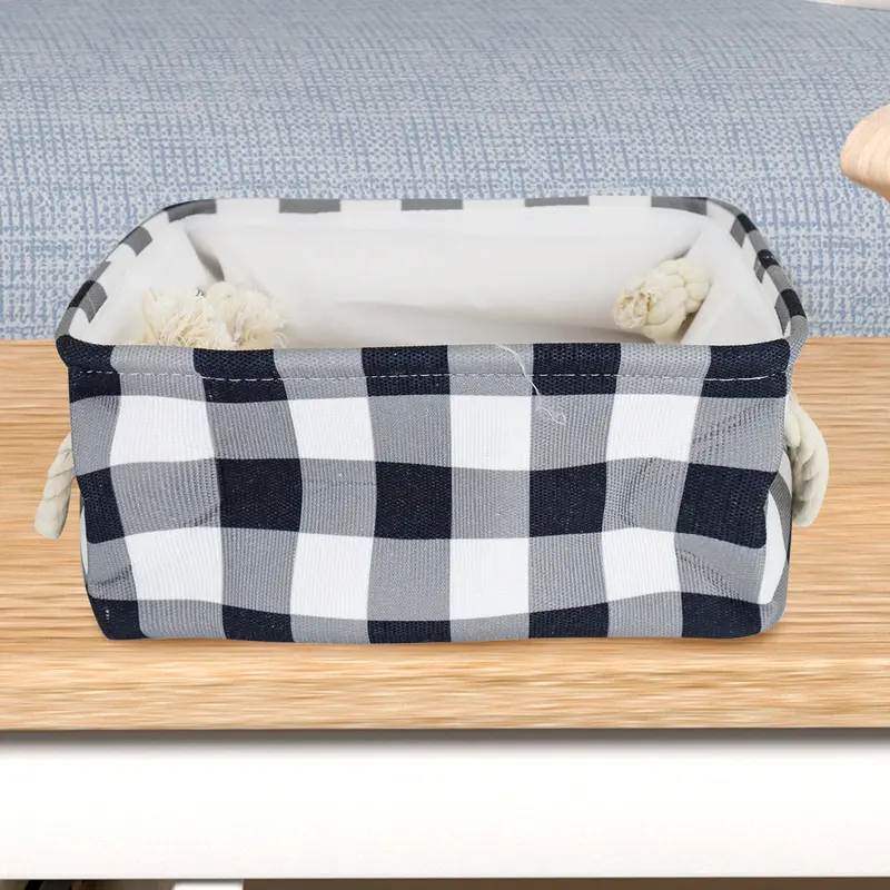 Caja Para Almacenamiento Color Negro Con Blanco, Inkanto 1