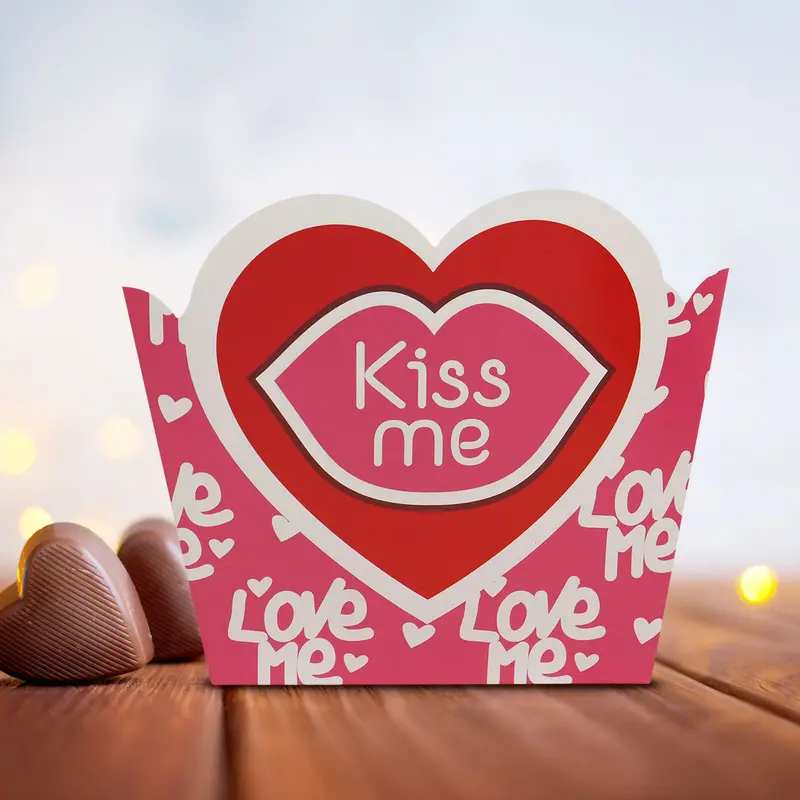 Caja Para Regalo Armable "Kiss Me", 2 Pza. 2