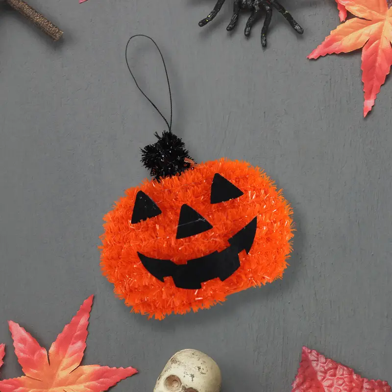 Calabaza De Tinsel Para Halloween 2