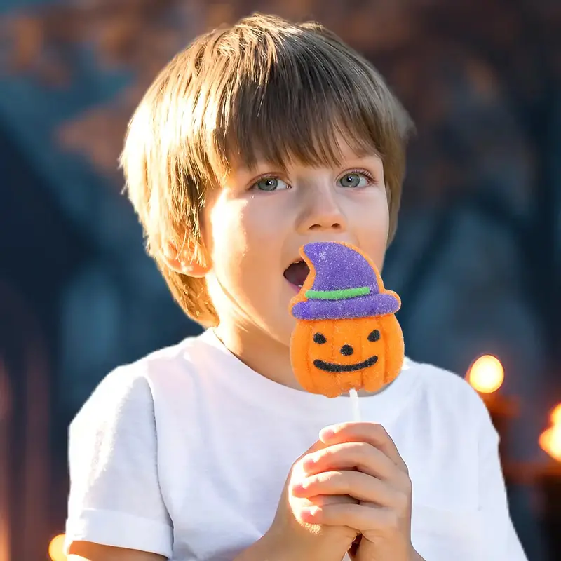 Calabaza, Paleta De Bombón, Halloween, 50 Gr 1