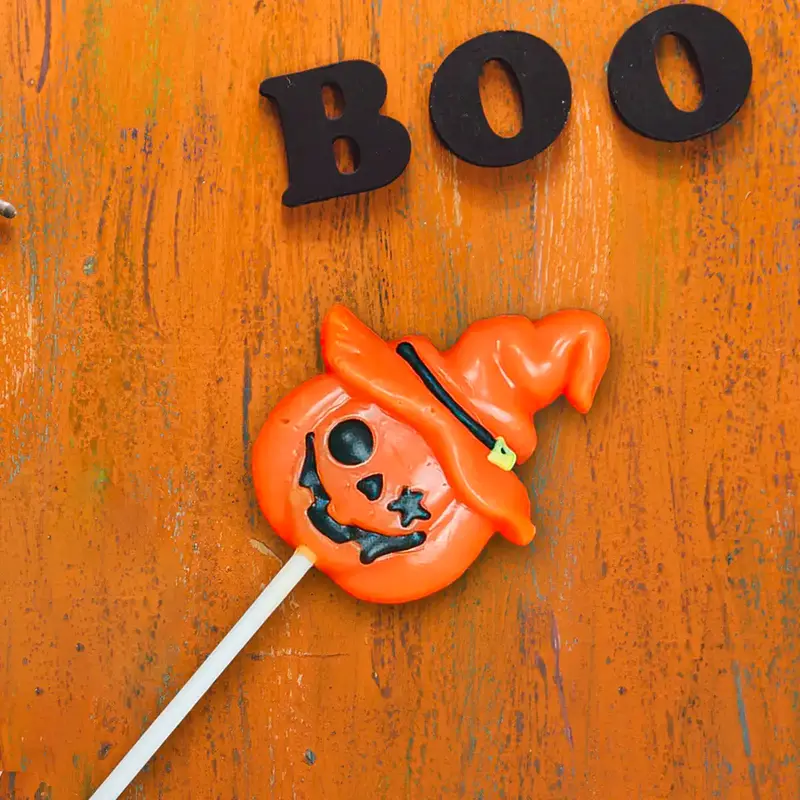 Calabaza, Paleta De Caramelo, Halloween 2