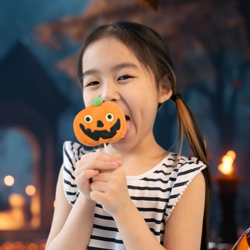 Calabaza, Paleta De Malvavisco, Halloween 1