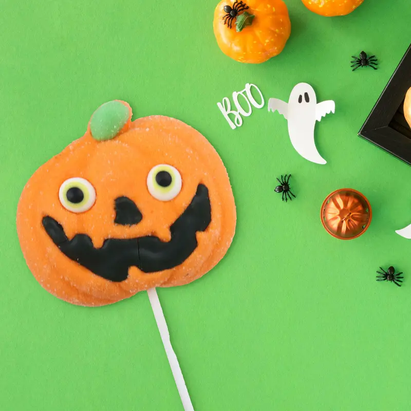 Calabaza, Paleta De Malvavisco, Halloween 2