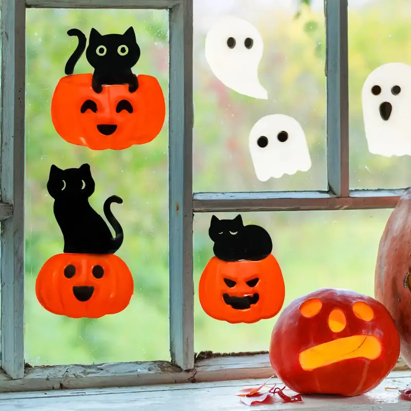Calabaza Y Gatos, Gel Clings 1