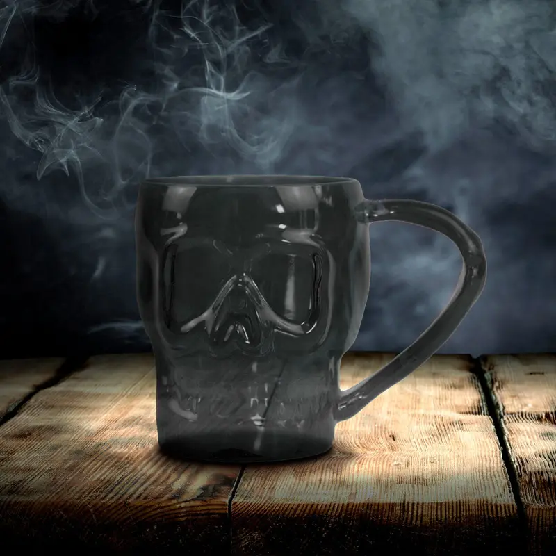 Calavera, Taza, Color Negro 1