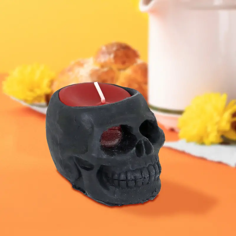 Calavera, Vela, Color Negro 2