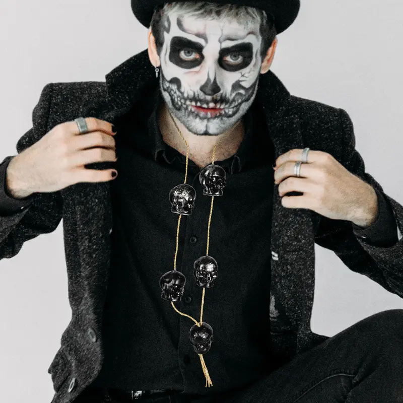 Calaveras, Collar, Color Plata 1