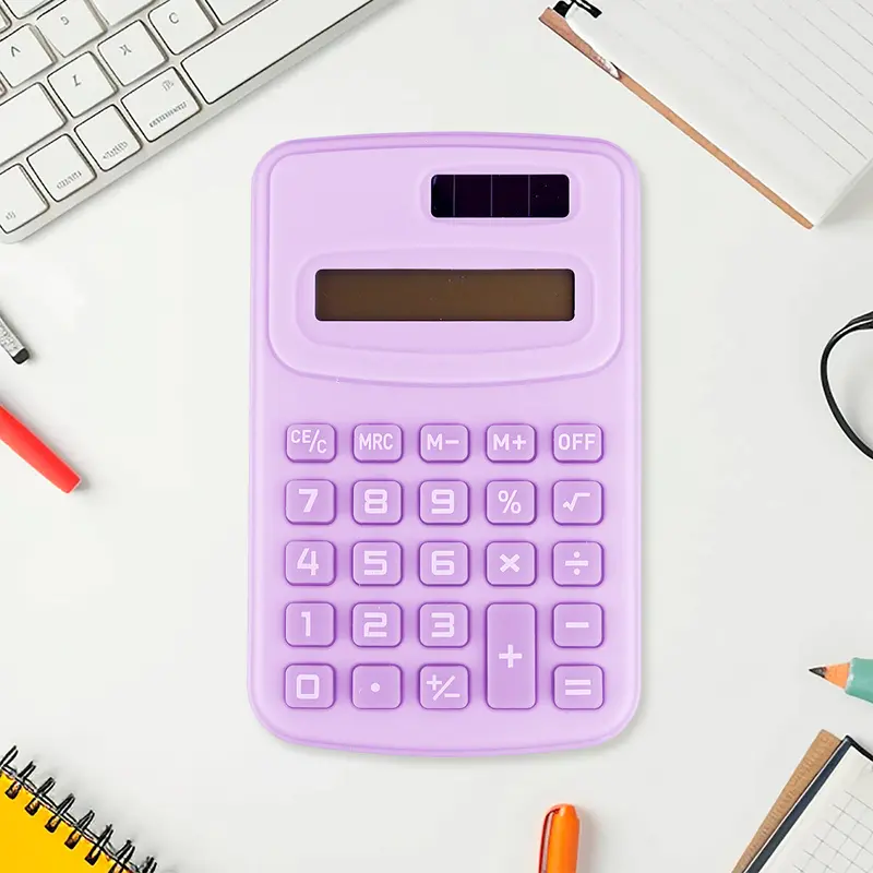 Calculadora Básica Color Lila 2