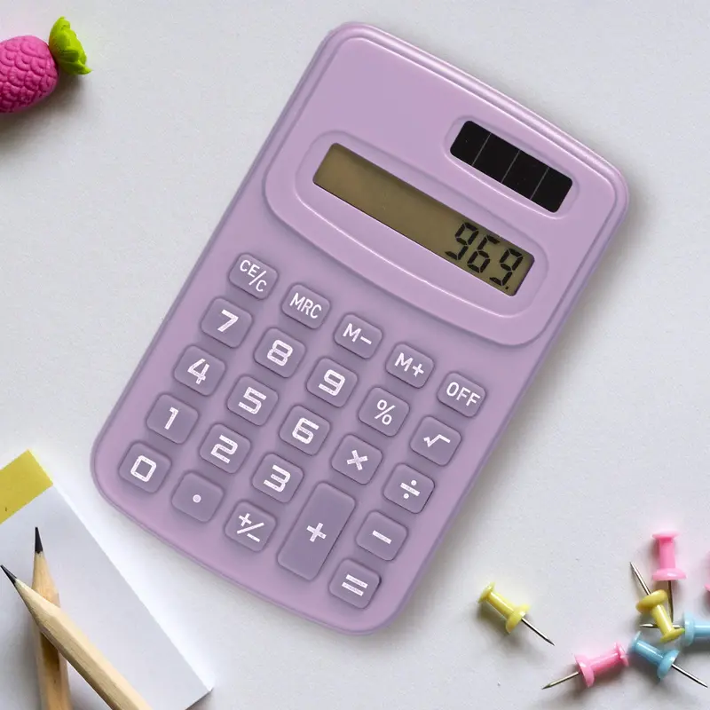 Calculadora Básica Studentz, Color Lila 2